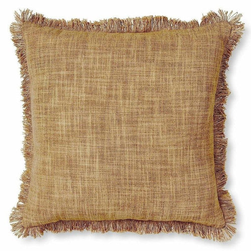 Eli Fringe Mustard Cushion-Madras Link-Shop At The Hive Ashburton-Lifestyle Store & Online Gifts