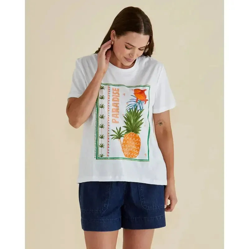 Ellia Crew Tee-Betty Basics-Shop At The Hive Ashburton-Lifestyle Store & Online Gifts