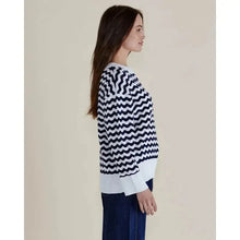 Ember Knit Jumper / Navy Wave Stripe-Betty Basics-Shop At The Hive Ashburton-Lifestyle Store & Online Gifts