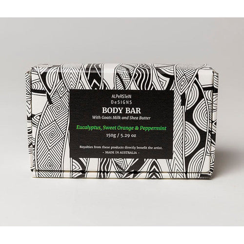 Eucalyptus, Sweet Orange & Peppermint Body Bar (Dancing Wombat)-Alperstein Designs-Shop At The Hive Ashburton-Lifestyle Store & Online Gifts