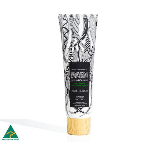 Eucalyptus, Sweet Orange & Peppermint Hand Cream (Dancing Wombat)-Alperstein Designs-Shop At The Hive Ashburton-Lifestyle Store & Online Gifts