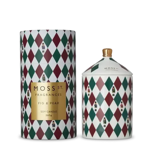 Fig & Pear Ceramic Soy Candle 360g-Moss St. Fragrances-Shop At The Hive Ashburton-Lifestyle Store & Online Gifts