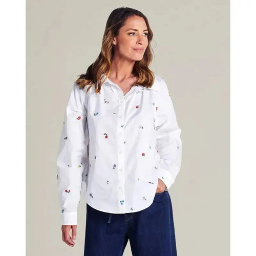 Floral Embroidered Shirt-Betty Basics-Shop At The Hive Ashburton-Lifestyle Store & Online Gifts