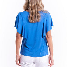 Florence Frill Tee / Sapphire-Betty Basics-Shop At The Hive Ashburton-Lifestyle Store & Online Gifts