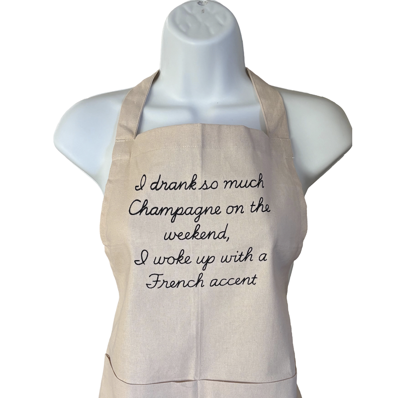 “French Accent” Apron-Tamboril-Shop At The Hive Ashburton-Lifestyle Store & Online Gifts