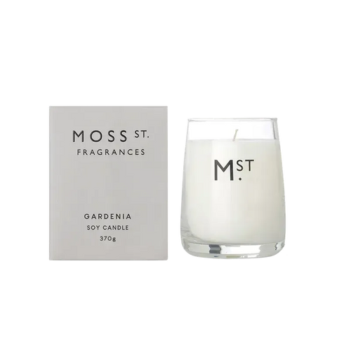 Gardenia Soy Candle 370g-Moss St. Fragrances-Shop At The Hive Ashburton-Lifestyle Store & Online Gifts