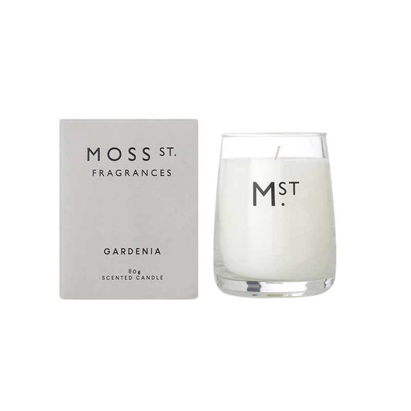 Gardenia Candle 80g-Moss St. Fragrances-The Hive Ashburton