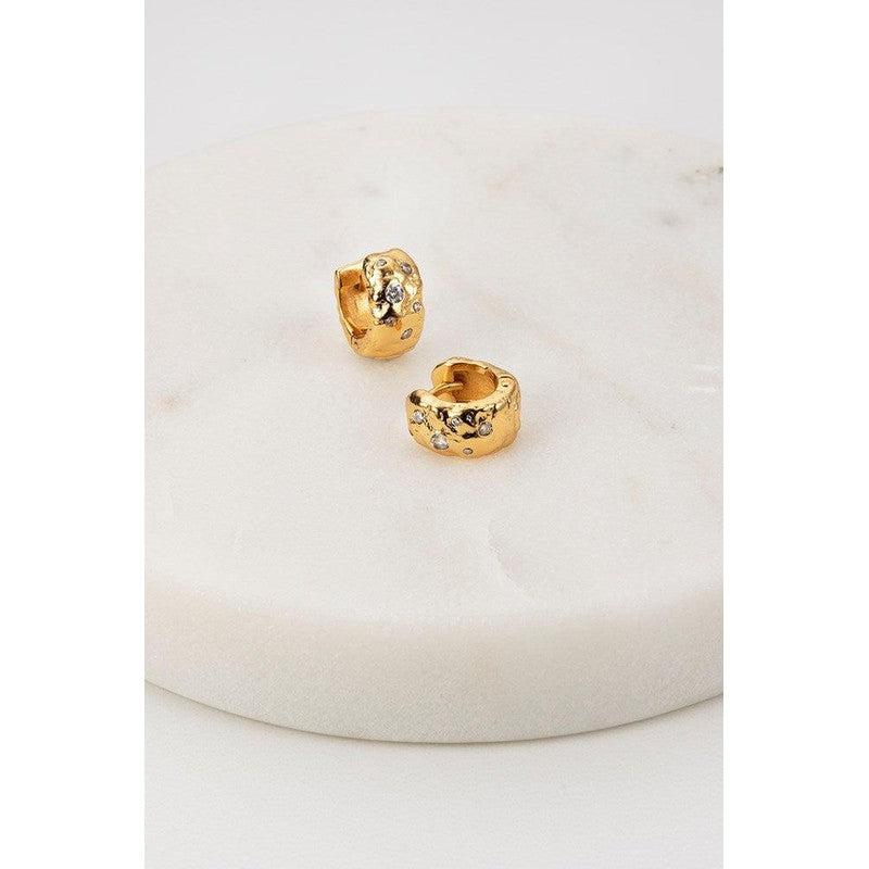 Gemma Earring / Gold-Zafino-Shop At The Hive Ashburton-Lifestyle Store & Online Gifts
