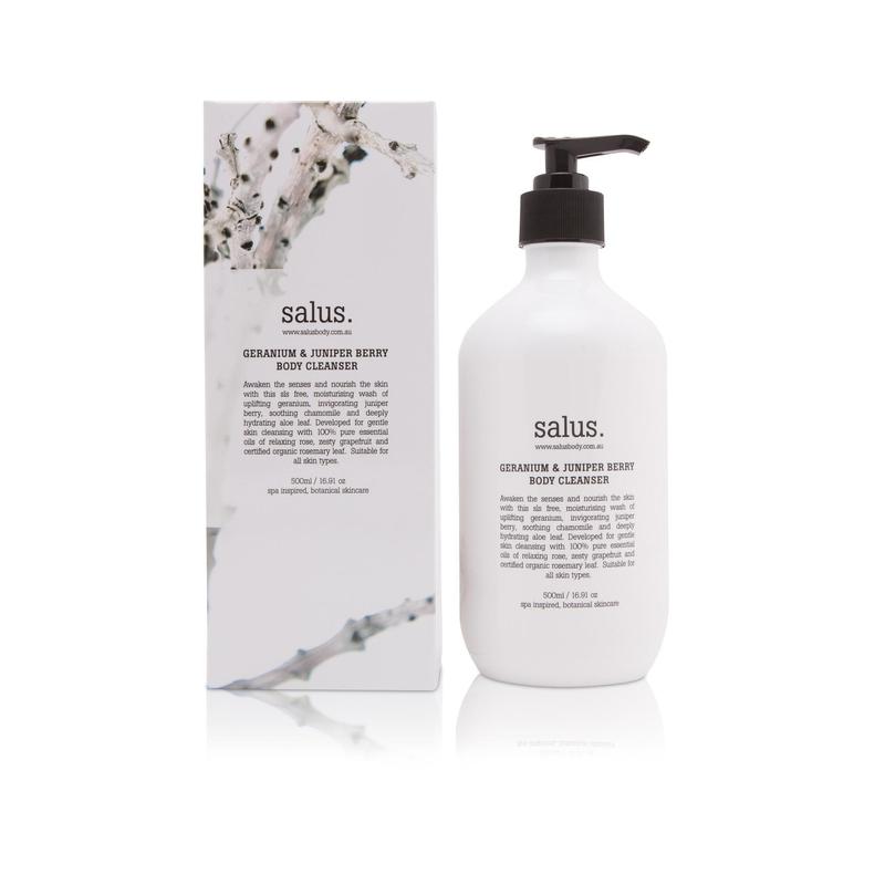 Geranium & Juniper Berry Body Cleanser-Salus Body-The Hive Ashburton