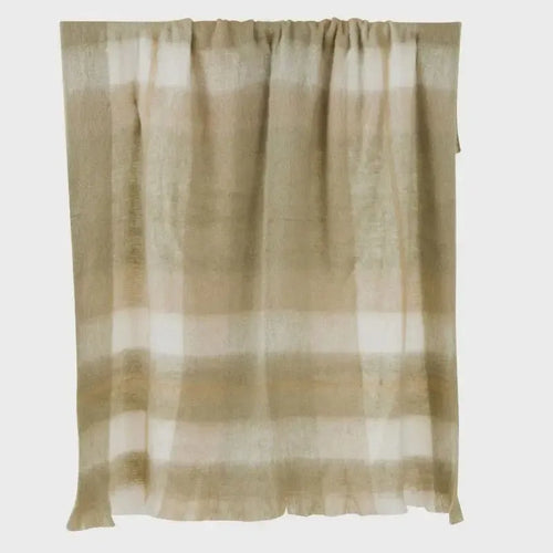Gertrude Wool Blend Throw / Sage-Coast to Coast-Shop At The Hive Ashburton-Lifestyle Store & Online Gifts