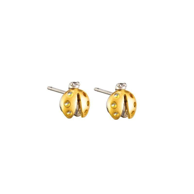 Gold Lady Bug Studs-Tiger Tree-Shop At The Hive Ashburton-Lifestyle Store & Online Gifts