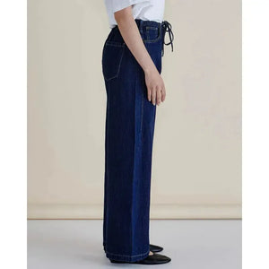 Goldie Jeans / Dark Blue Denim-Betty Basics-Shop At The Hive Ashburton-Lifestyle Store & Online Gifts