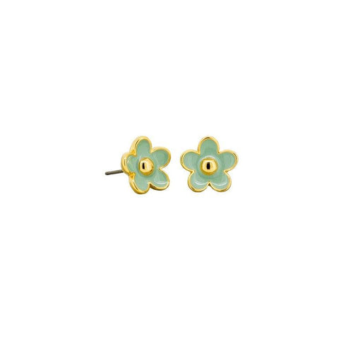 Green Enamel Daisy Studs-Tiger Tree-Shop At The Hive Ashburton-Lifestyle Store & Online Gifts