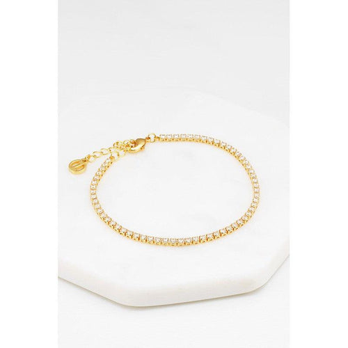 Isla Tennis Bracelet / Gold-Zafino-Shop At The Hive Ashburton-Lifestyle Store & Online Gifts
