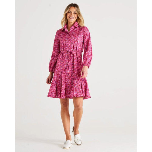 Jada Button Up Shirt Dress-Betty Basics-Shop At The Hive Ashburton-Lifestyle Store & Online Gifts