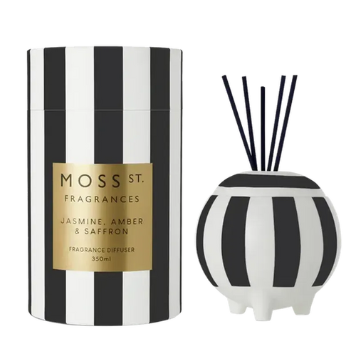 Jasmin Amber & Saffron Diffuser 350ml-Moss St. Fragrances-Shop At The Hive Ashburton-Lifestyle Store & Online Gifts