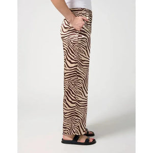 Jenna Pant / Merlot Zebra-Stella + Gemma-Shop At The Hive Ashburton-Lifestyle Store & Online Gifts