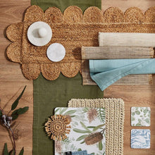 Jetty Sage Table Runner-Madras Link-Shop At The Hive Ashburton-Lifestyle Store & Online Gifts