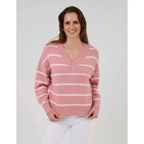 Joey Jumper / Blush Stripe-Stella + Gemma-Shop At The Hive Ashburton-Lifestyle Store & Online Gifts