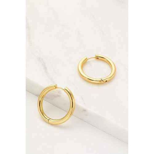 Kendall Hoop Large Gold-Zafino-Shop At The Hive Ashburton-Lifestyle Store & Online Gifts