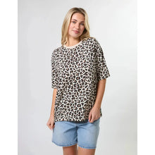 Leopard Porter Tee-Stella + Gemma-Shop At The Hive Ashburton-Lifestyle Store & Online Gifts