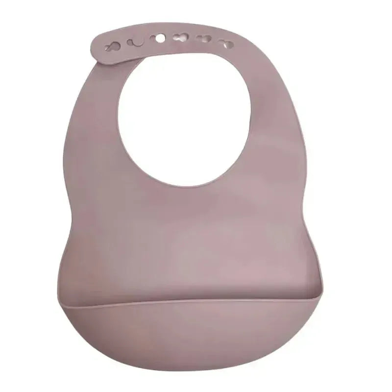 Light Pink Silicone Baby Bib-ES Kids-Shop At The Hive Ashburton-Lifestyle Store & Online Gifts