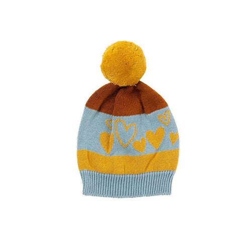 Love Heart Beanie / Blue-Indus Design-Shop At The Hive Ashburton-Lifestyle Store & Online Gifts