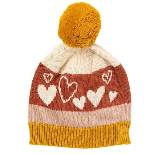 Love Heart Beanie / Blush-Indus Design-Shop At The Hive Ashburton-Lifestyle Store & Online Gifts
