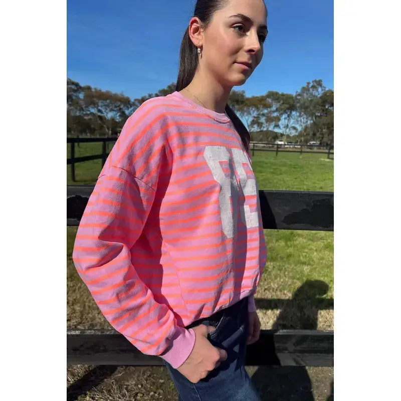 Luna Sweatshirt / Pink-Italian Star-Shop At The Hive Ashburton-Lifestyle Store & Online Gifts