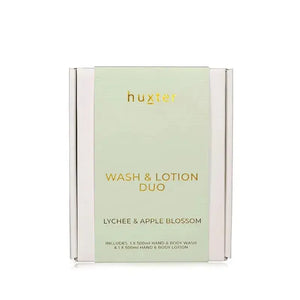 Lychee & Apple Blossom Wash & Lotion Duo-Huxter-Shop At The Hive Ashburton-Lifestyle Store & Online Gifts