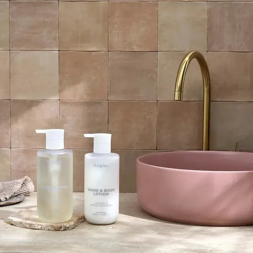 Lychee & Apple Blossom Wash & Lotion Duo-Huxter-Shop At The Hive Ashburton-Lifestyle Store & Online Gifts