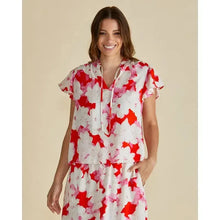 Lyra Blouse / Red Floral-Betty Basics-Shop At The Hive Ashburton-Lifestyle Store & Online Gifts