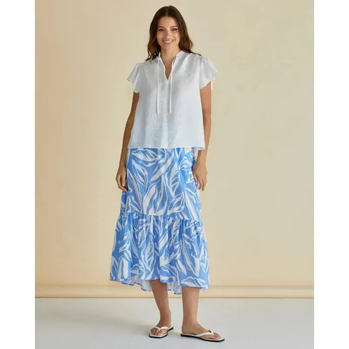 Lyra Blouse / White-Betty Basics-Shop At The Hive Ashburton-Lifestyle Store & Online Gifts