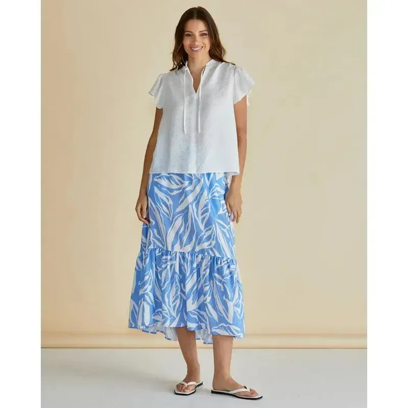 Lyra Blouse / White-Betty Basics-Shop At The Hive Ashburton-Lifestyle Store & Online Gifts