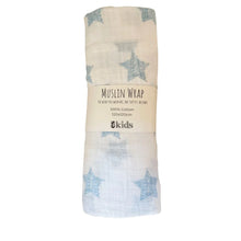 Muslin Wrap / Stars-ES Kids-Shop At The Hive Ashburton-Lifestyle Store & Online Gifts