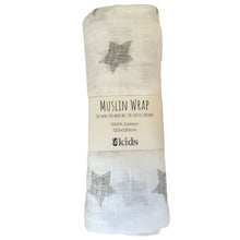 Muslin Wrap / Stars-ES Kids-Shop At The Hive Ashburton-Lifestyle Store & Online Gifts