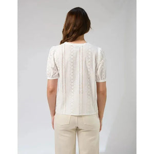 Maddie Blouse / White-Stella + Gemma-Shop At The Hive Ashburton-Lifestyle Store & Online Gifts