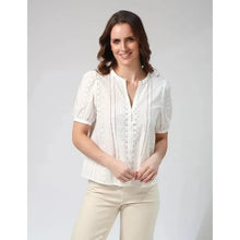 Maddie Blouse / White-Stella + Gemma-Shop At The Hive Ashburton-Lifestyle Store & Online Gifts