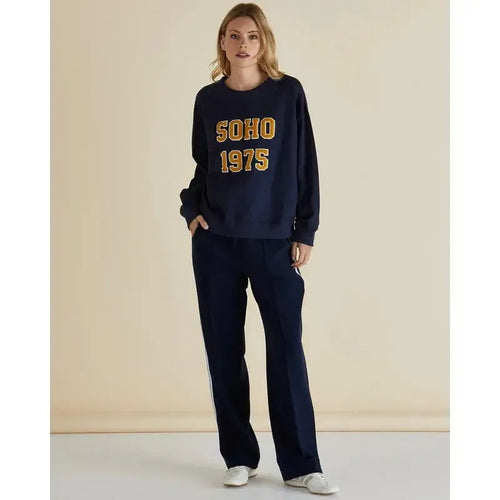 Maddison Jogger / Navy-Betty Basics-Shop At The Hive Ashburton-Lifestyle Store & Online Gifts