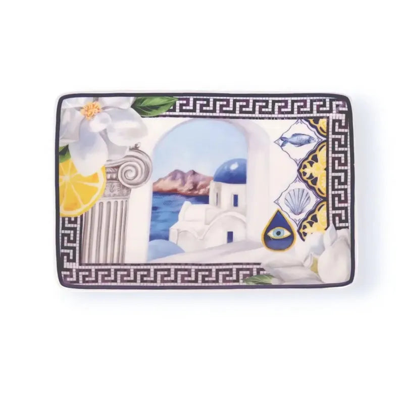Mediterranean Summer Rectangle Trinket Tray-La La Land-Shop At The Hive Ashburton-Lifestyle Store & Online Gifts