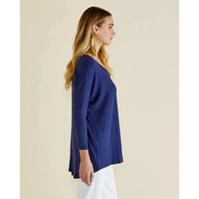 Milan 3/4 Sleeve Top / Navy-Betty Basics-Shop At The Hive Ashburton-Lifestyle Store & Online Gifts