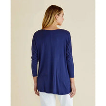 Milan 3/4 Sleeve Top / Navy-Betty Basics-Shop At The Hive Ashburton-Lifestyle Store & Online Gifts