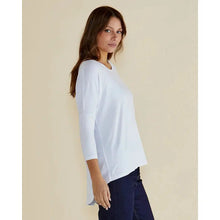 Milan 3/4 Sleeve Top / White-Betty Basics-Shop At The Hive Ashburton-Lifestyle Store & Online Gifts