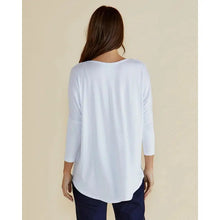 Milan 3/4 Sleeve Top / White-Betty Basics-Shop At The Hive Ashburton-Lifestyle Store & Online Gifts