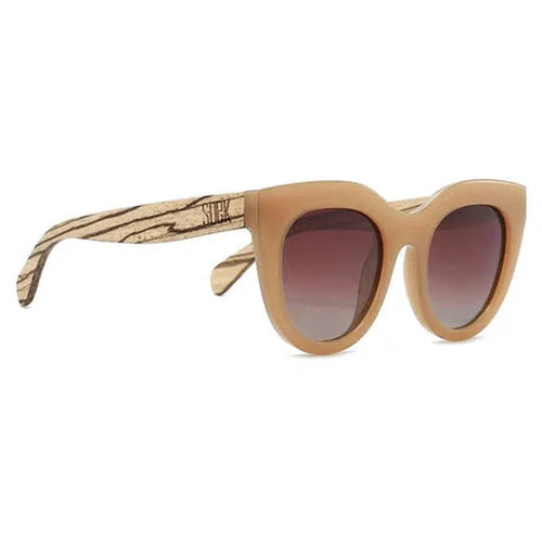 Milla Caramel Brown Gradient Polarised Lens Sunglasses-Soek-Shop At The Hive Ashburton-Lifestyle Store & Online Gifts