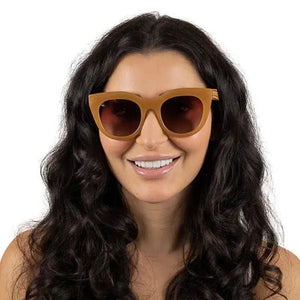 Milla Caramel Brown Gradient Polarised Lens Sunglasses-Soek-Shop At The Hive Ashburton-Lifestyle Store & Online Gifts
