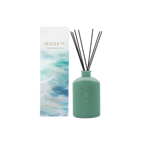 Morning Mist & Moss Fragrance Diffuser 100ml-Moss St. Fragrances-Shop At The Hive Ashburton-Lifestyle Store & Online Gifts