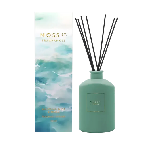 Morning Mist & Moss Fragrance Diffuser 300ml-Moss St. Fragrances-Shop At The Hive Ashburton-Lifestyle Store & Online Gifts