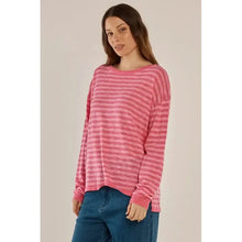 Natasha Knit Top / Blush Stripe-Betty Basics-Shop At The Hive Ashburton-Lifestyle Store & Online Gifts
