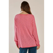 Natasha Knit Top / Blush Stripe-Betty Basics-Shop At The Hive Ashburton-Lifestyle Store & Online Gifts